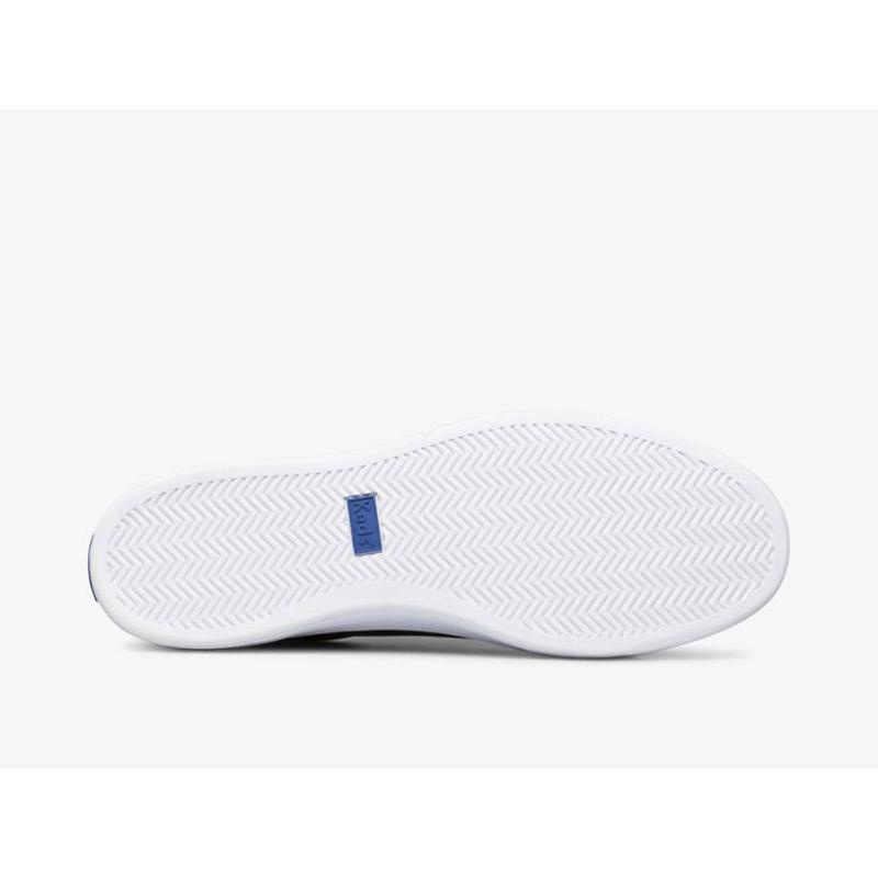 Keds Alley Deri Lace Ups Kadın Siyah | YBEOU-1653